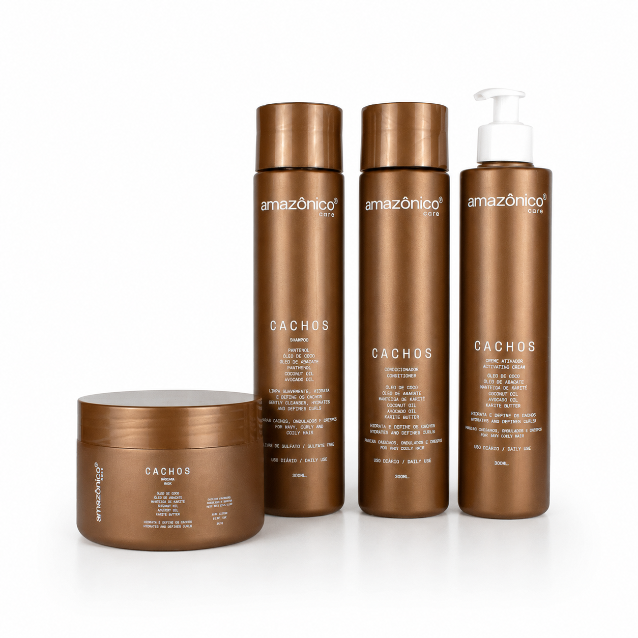 Kit Cachos Definidos Completo - 4 Produtos