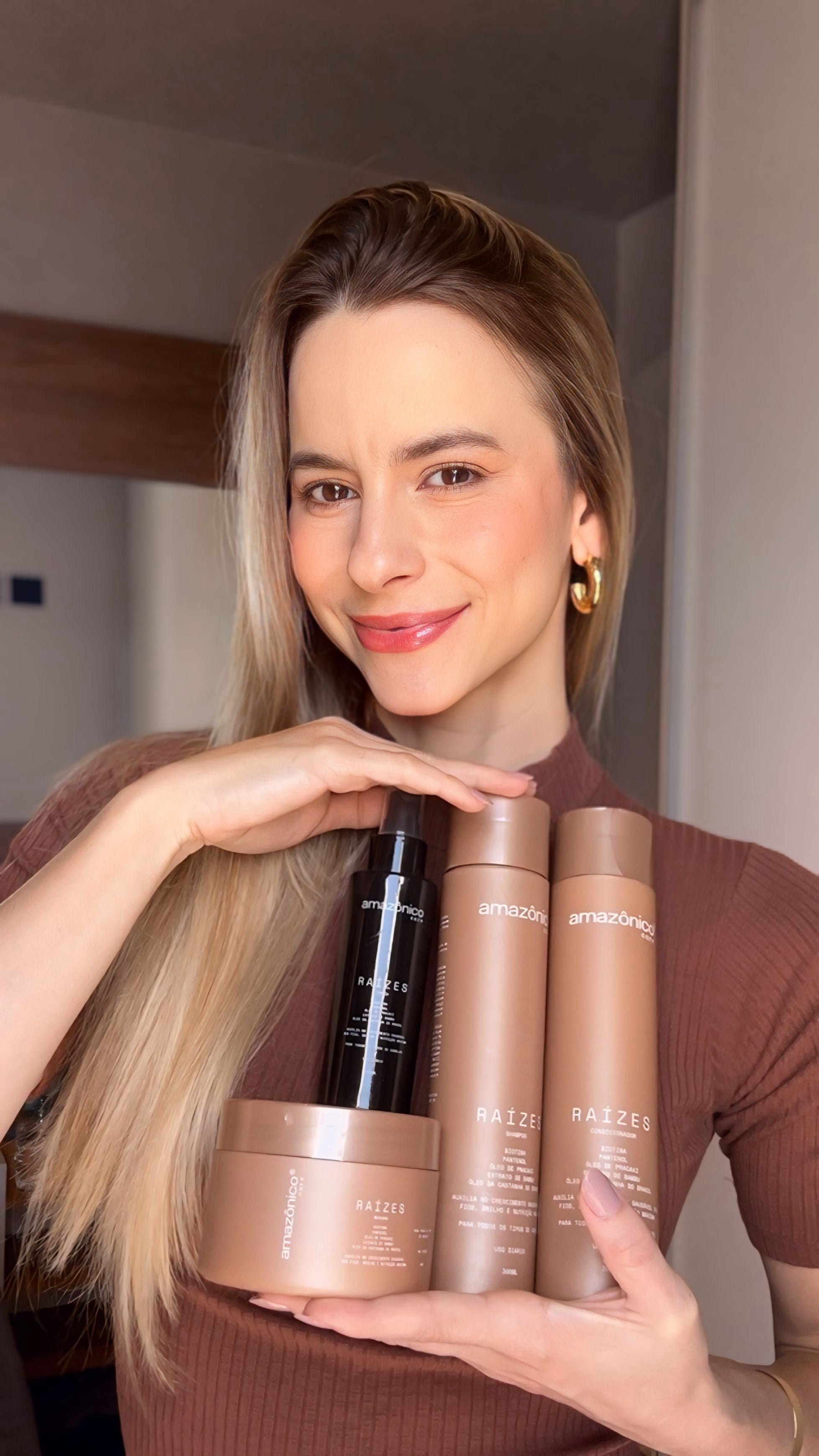 Kit Raízes Shampoo + Máscara + Condicionador + Tônico | Amazônico Care