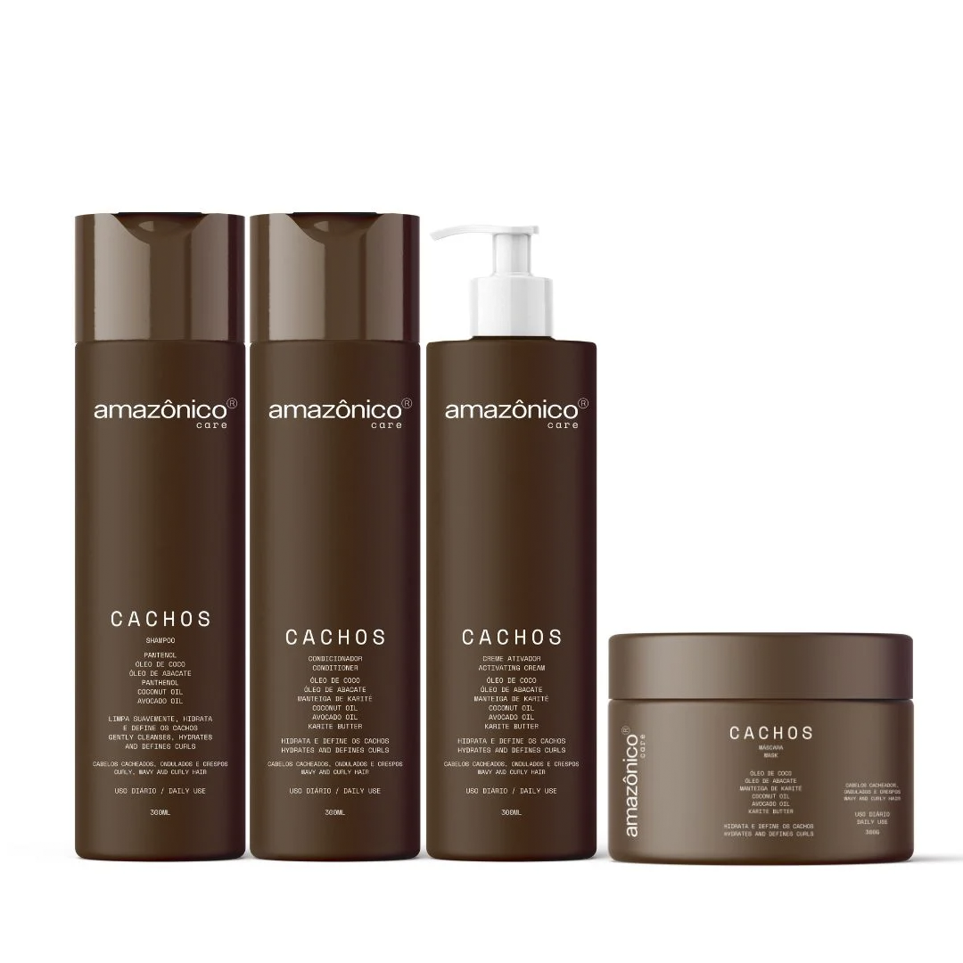Kit Cachos Definidos Completo - 4 Produtos