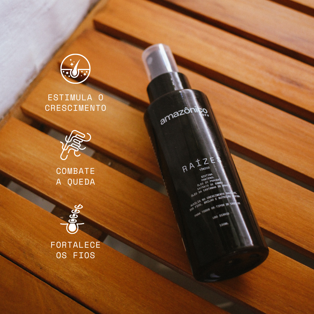 Kit Oca Shampoo + Condicionador + Máscara + Spray Tônico | Amazônico Care