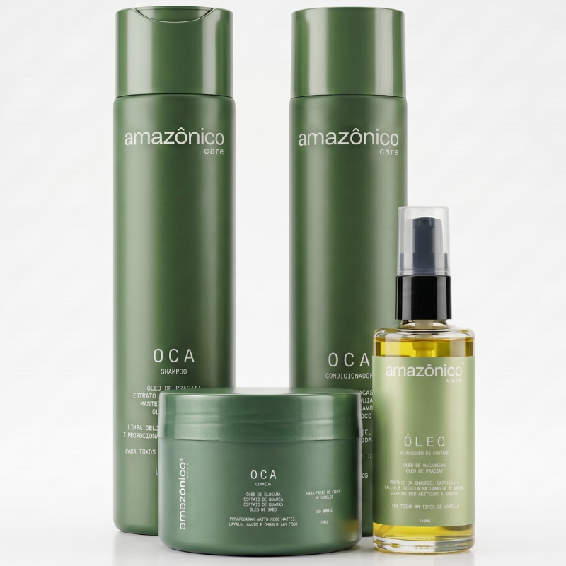 Kit Oca Shampoo + Condicionador + Máscara + Óleo reparador de pontas |