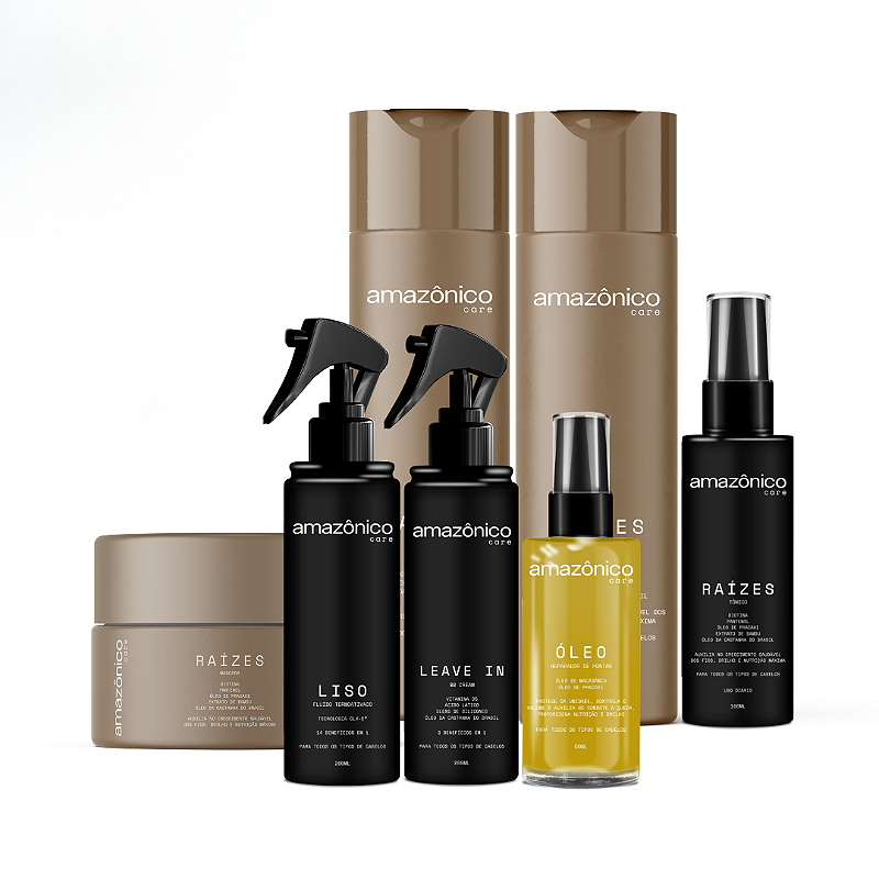 Kit Raízes + Kit Finalizadores | Amazônico Care