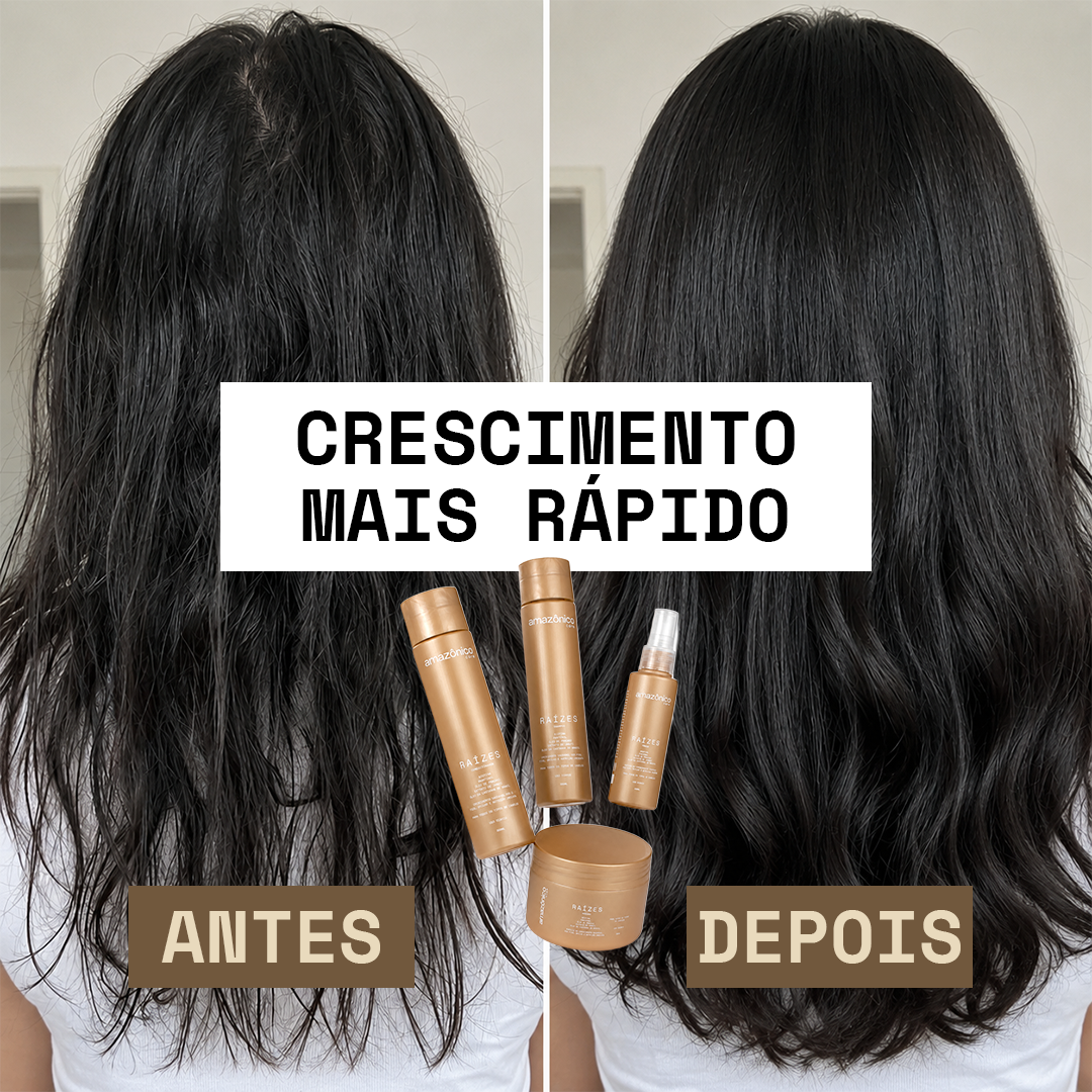 Kit Raízes Shampoo + Máscara + Condicionador + Tônico | Amazônico Care