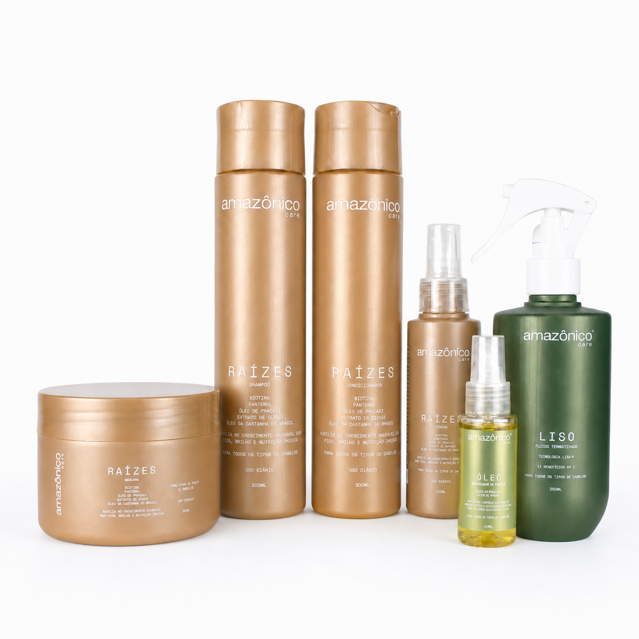 Kit Raízes + Kit Finalizadores | Amazônico Care